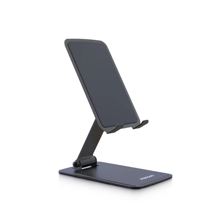 Porodo Foldable Desktop Stand with Anti-Slip Base - Gray