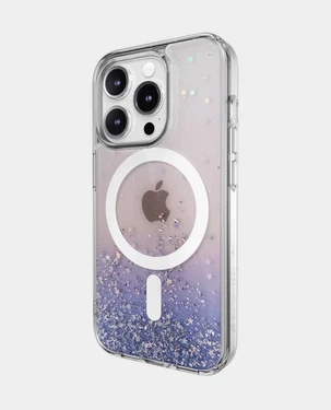 SwitchEasy Starfield Sparkling Glitter Resin Magsafe Case For Iphone 15 Pro -Twilight