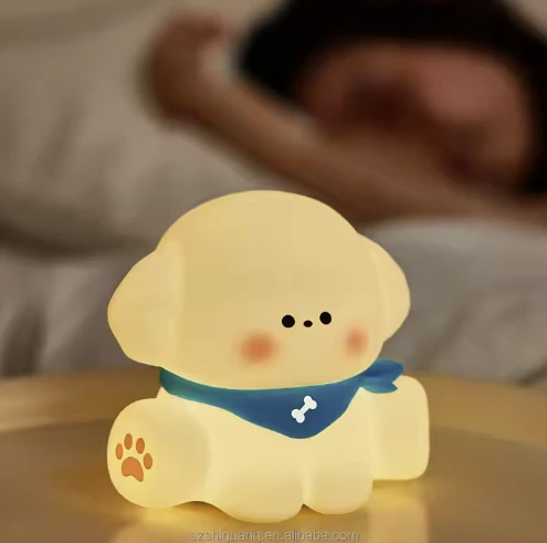 Cute Puppy Silicon Lamp - A012
