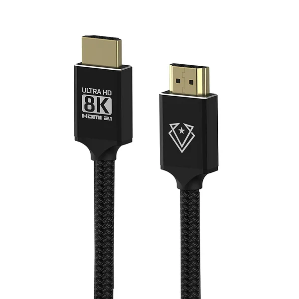 Vertux VertuLink-150 GameCharged™ 8K HDMI Audio Video 3D Cable 1.5M - Black