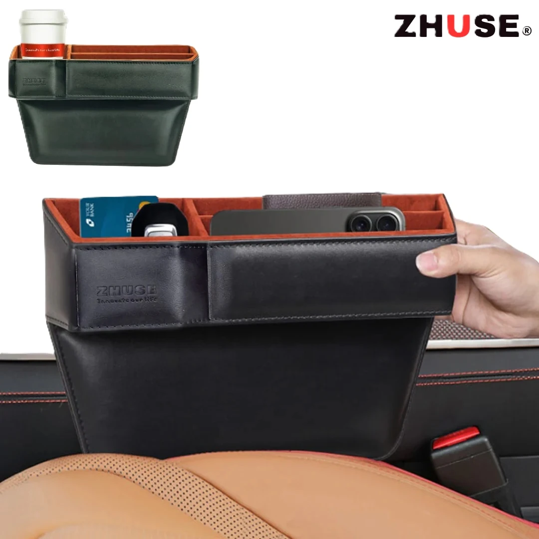 Zhuse Car Seat Seam Storage Box (ZSCA002) - Brown