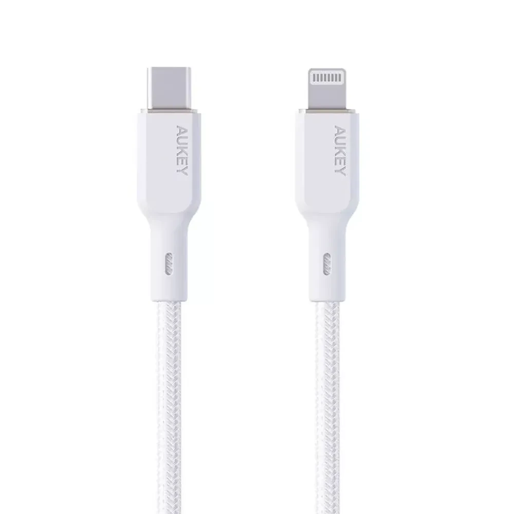 Aukey 0.9m Nylon Braided Type-C to Lightning Cable