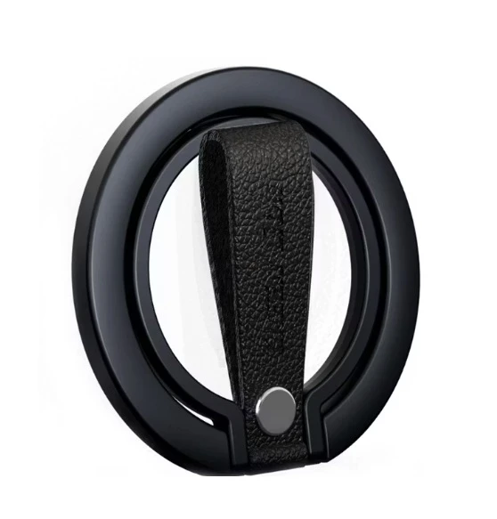 Green Lion Magnetic Grip Stand (Leather Finger Strap) Blue