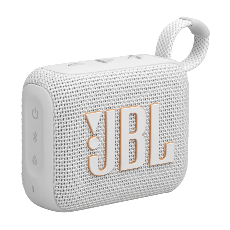 JBL GO4 Portable Bluetooth Speaker - White