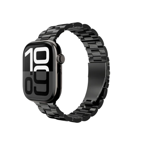 MagEasy Noble Stainless Steel Apple Watch Loop 44/45/46/49mm - Black