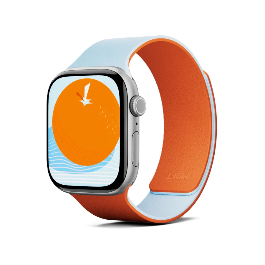 MOFT Snap Duo Apple Watch Band 44/45/46/49mm - Sunrise Orange / Soothing Mist