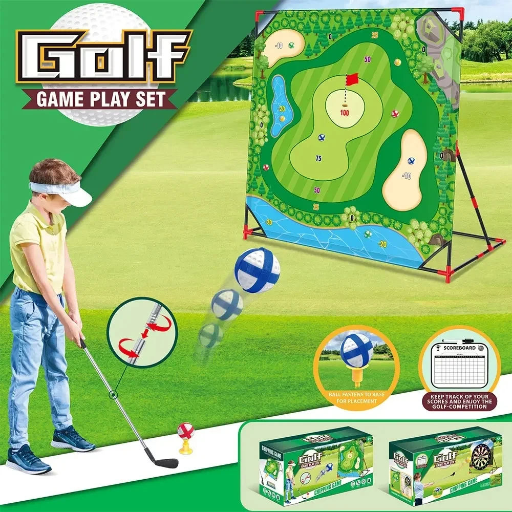 Golf Game Chipping Mat - Children's indoor And Outdoor Interactive