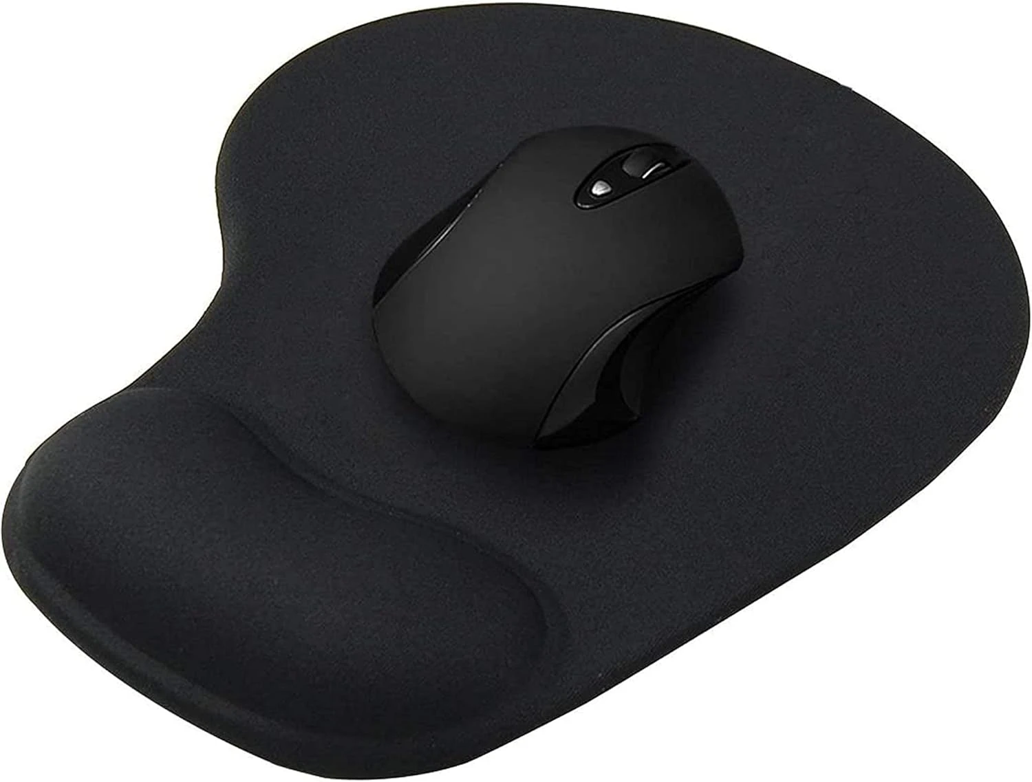 Mouse Pad with Gel Wrist Support (H-02) Black
