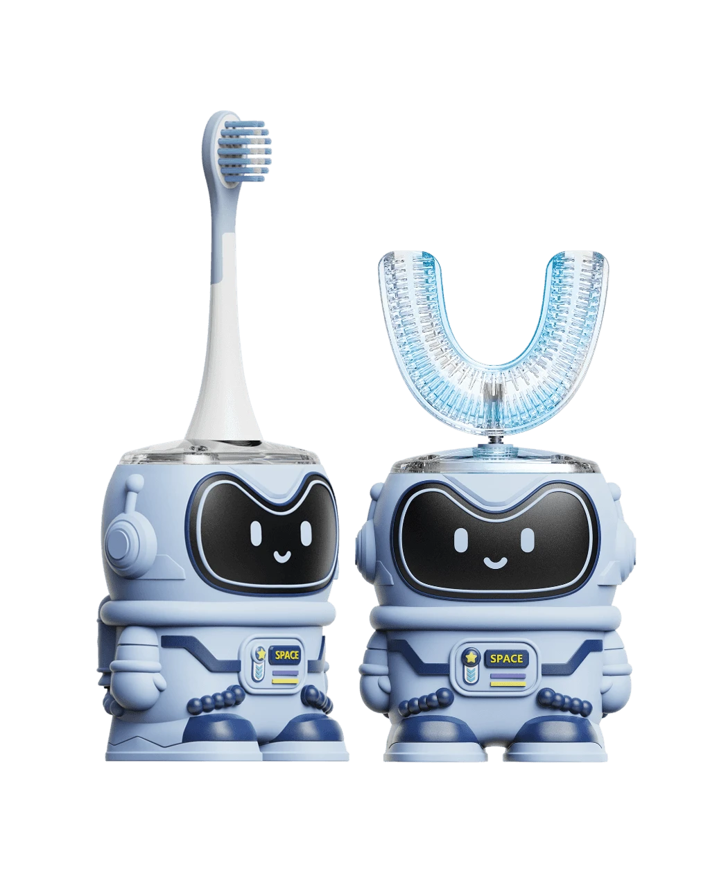 Moxedo Kids 2-in-1 360 Auto-Clean Electric ToothBrush (TB023) Blue