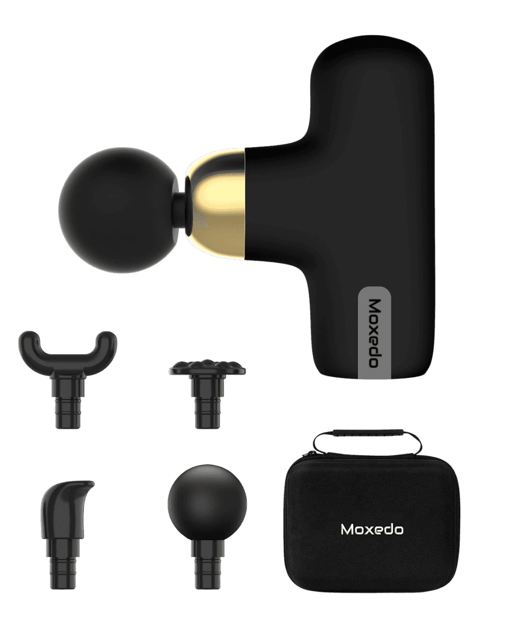 Moxedo Multi-Function Cordless Handheld Muscle Massager (MSG011) Black