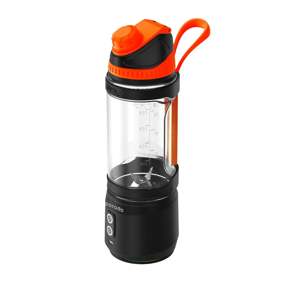 Porodo Dula Spin - Clockwise & Reverse 240W Portable Blender 700ML - Black