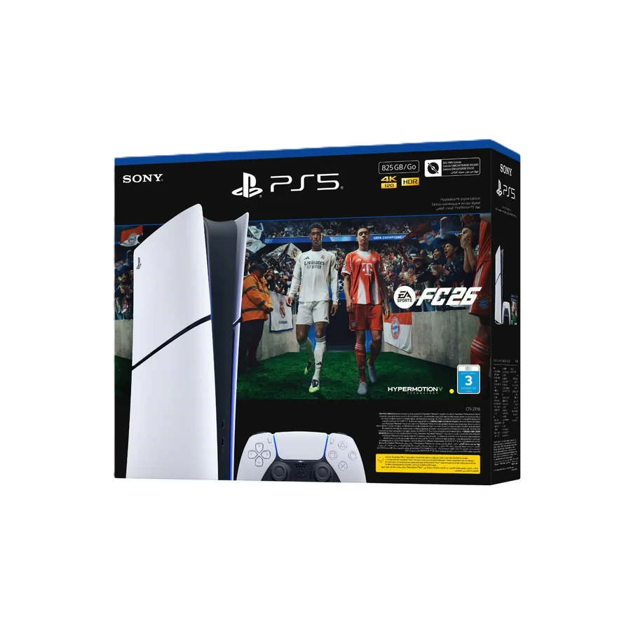 Sony PlayStation 5 Console Digital Edition - EA SPORTS FC™ 26 - Bundle (825GB/Go)