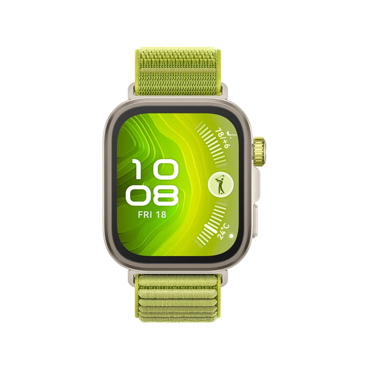 Huawei Watch Fit 4 Pro Green - Green Nylon Strap