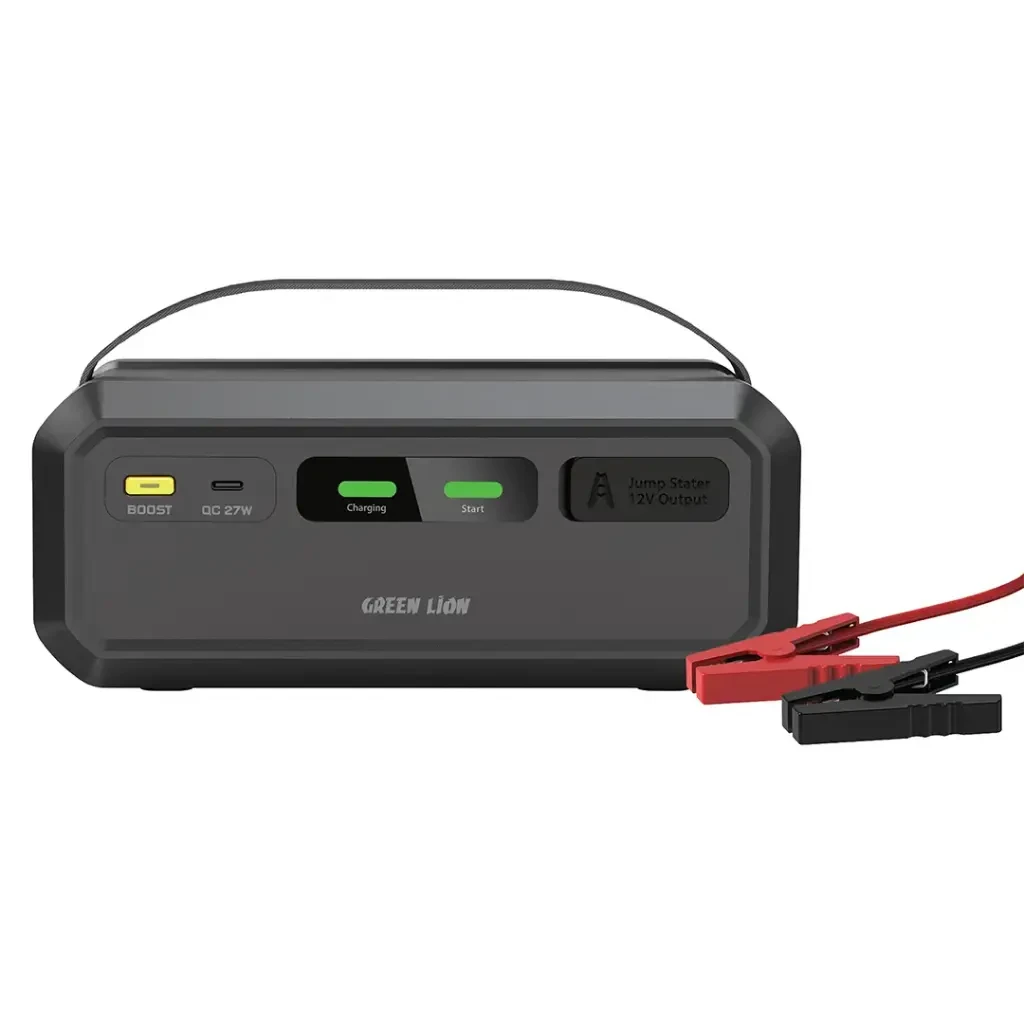Green Lion Super Capacitor 12V Jump Starter (GL-JX77) Black