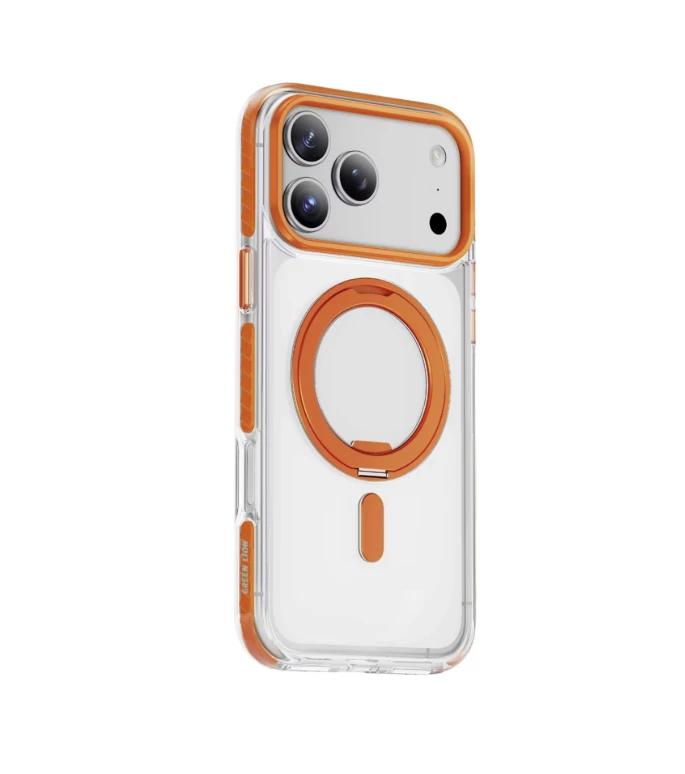 Green Lion Southend Magsafe KickStand Case for iPhone 17 Pro - Orange