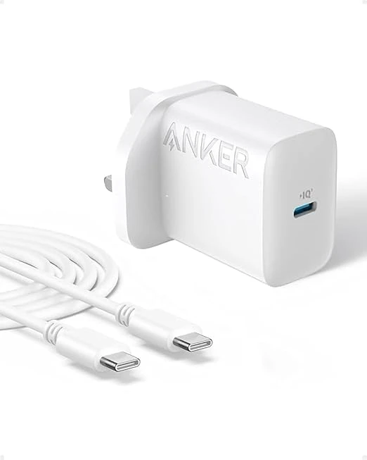 Anker 20W USB-C Wall Charger with USB-C Cable 5ft (B2347K21) White
