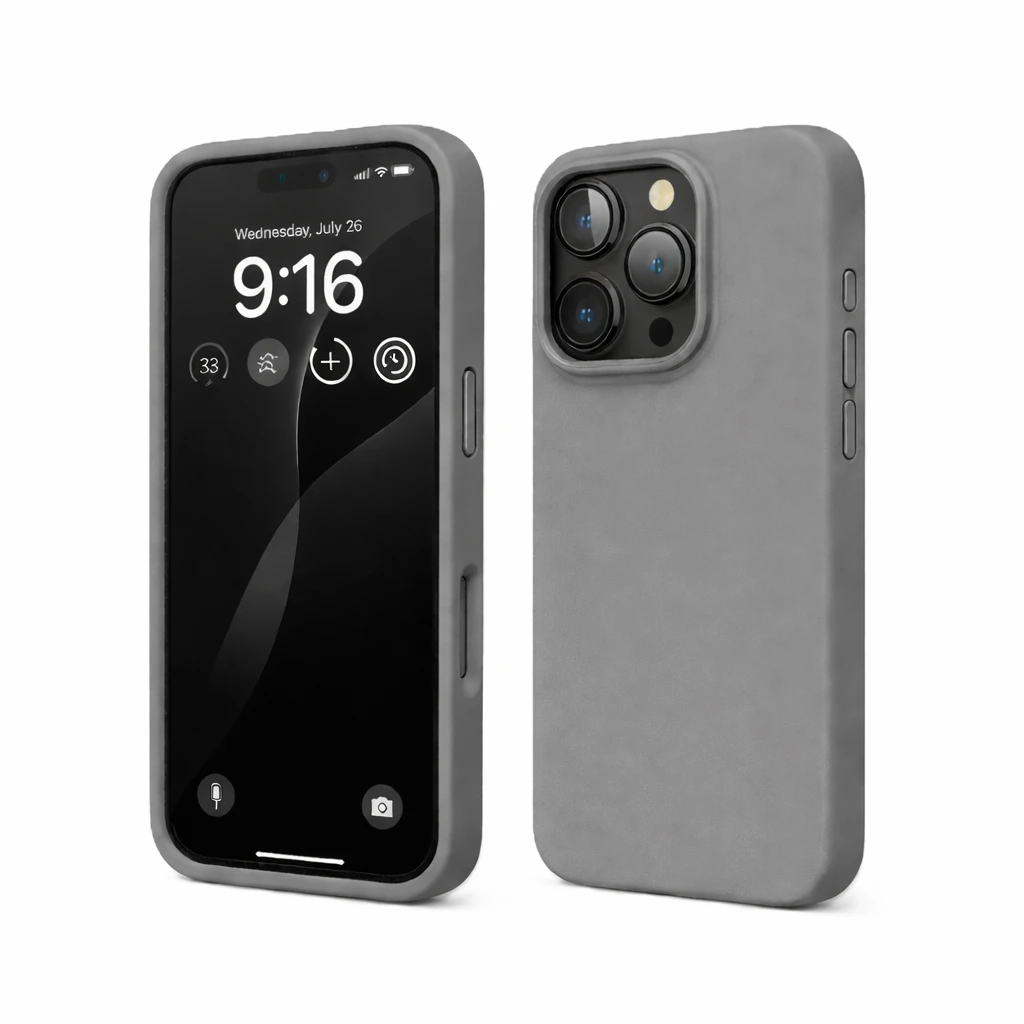 XUNDD Reno Magsafe Silicone Case for iPhone 16 Pro Max - Grey