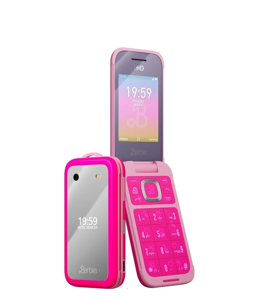 HMD Barbie Flip Feature Phone - Pink | TA-1681 DS