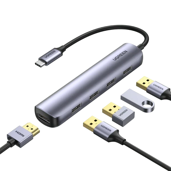 Ugreen 5-in-1 Multifunctional Hub Adapter - CM417