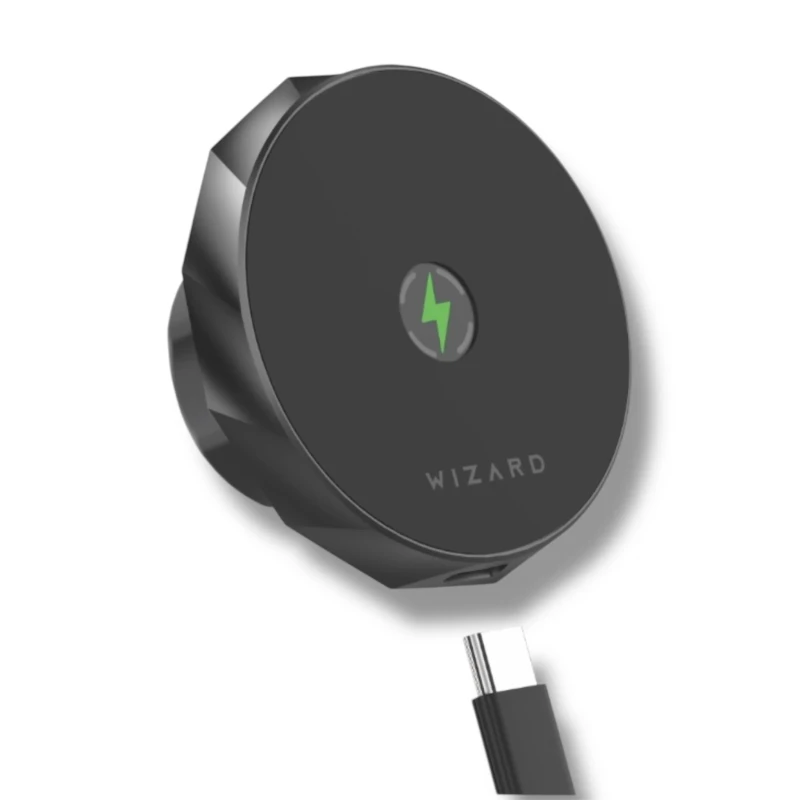 Wizard CH-60 Wireless Charging Magnet Head - Black
