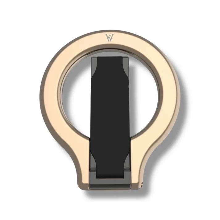 Wizard Gear Ring Stand - 360° Magnetic Stand and Grip -Gold