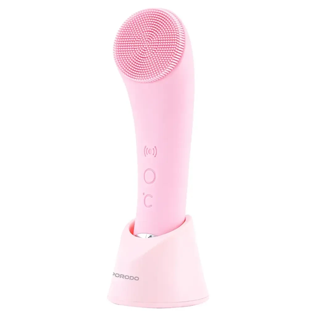 Porodo Lifestyle Sonic Vibration Facial Cleansing Brush (LFS193) Pink