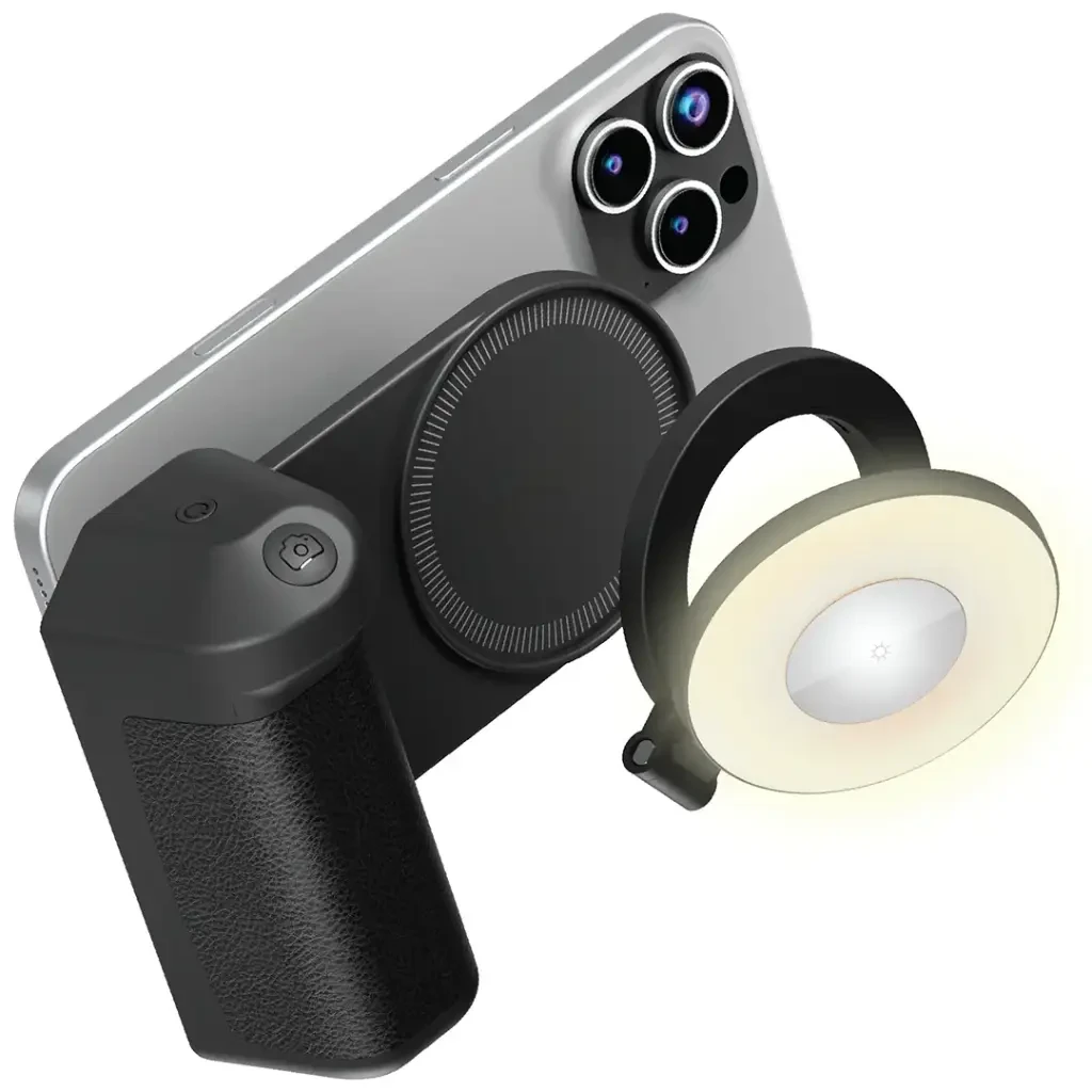 Porodo SnapCharge MagSafe 4800mAh Power Bank with Camera Shutter Remote - Black