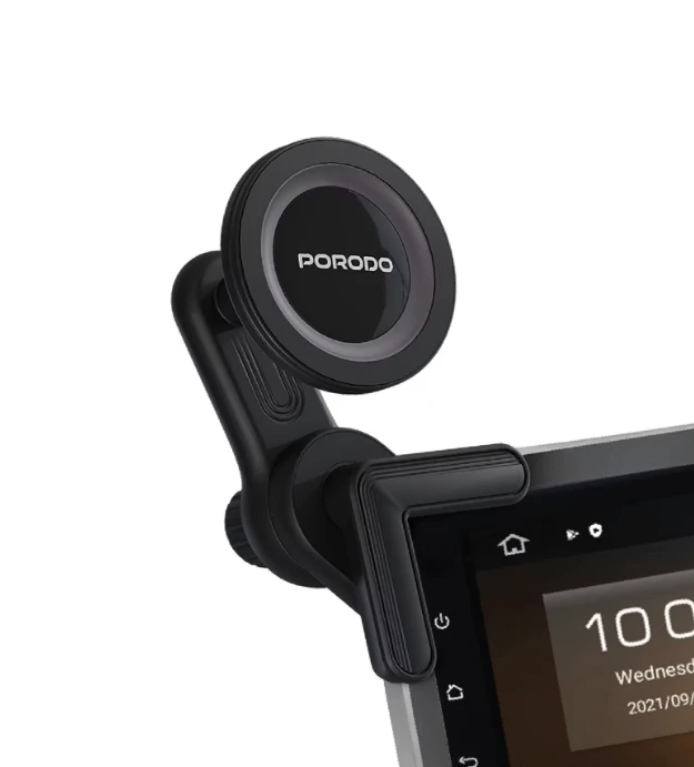 Porodo Clip-On Magnetic Screen Mount (HS32) Black