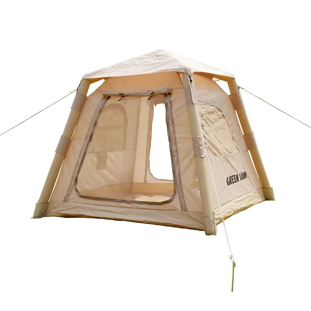 Green Lion GT-3X Inflatable Camping Tent - Beige