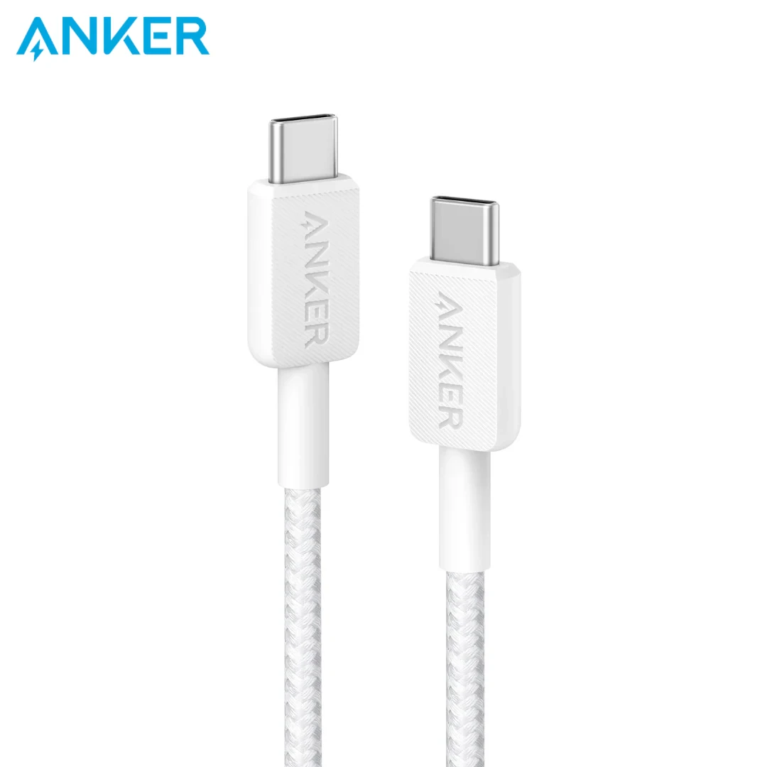 Anker 322 USB-C to USB-C Cable 6FT (A81F6H21) -White