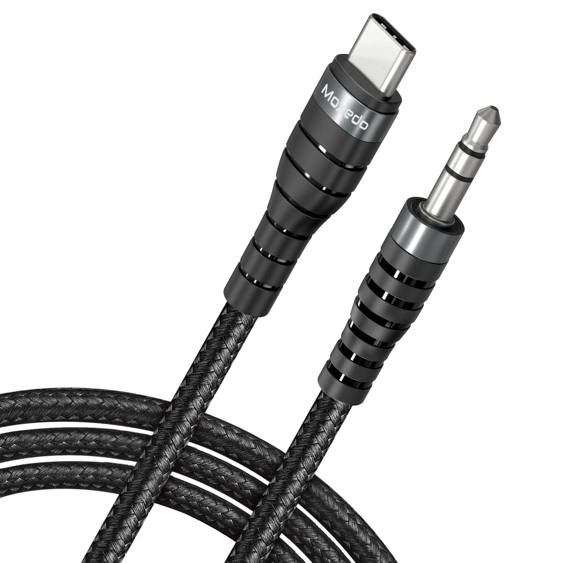 Moxedo USB-C To 3.5mm AUX Braided Audio Cable - MX-AUX036-C