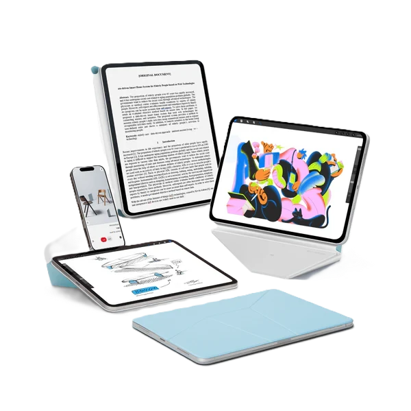 MOFT Dynamic Folio Case for iPad Pro 11" (M4) - Soothing Mist x Misty Cove