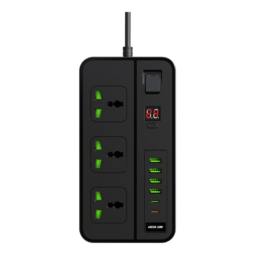 Green Lion GS-150 Power Socket 3000w -Black