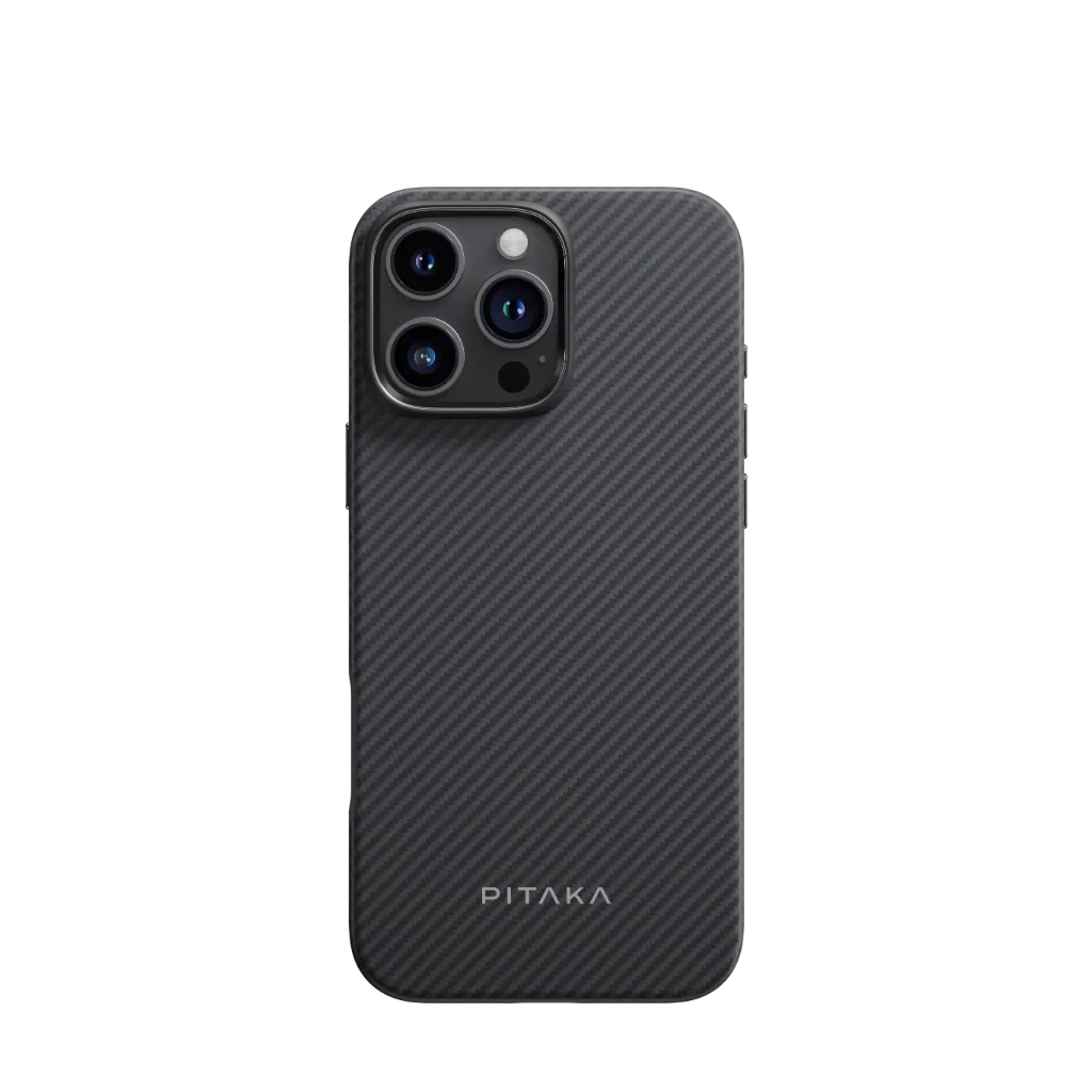 Pitaka Protective Woven Case For Iphone 16 Pro Max -Black/Grey