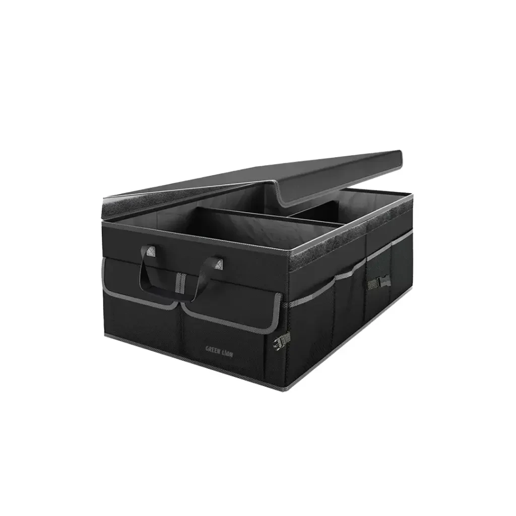 Green Lion Car Trunk Organizer 57L - Black