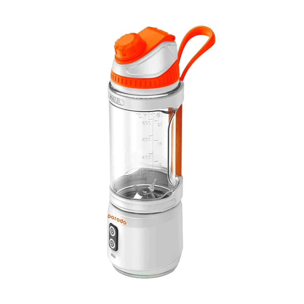 Porodo Dula Spin - Clockwise & Reverse 240W Portable Blender 700ML - White