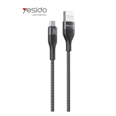 Yesido Fast Charge USB-A to Micro Cable - 1m (CA121M) Black