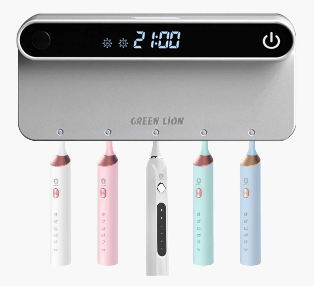 Green Lion Smart Toothbrush Sterilizer (GNSTBSTRBK) White