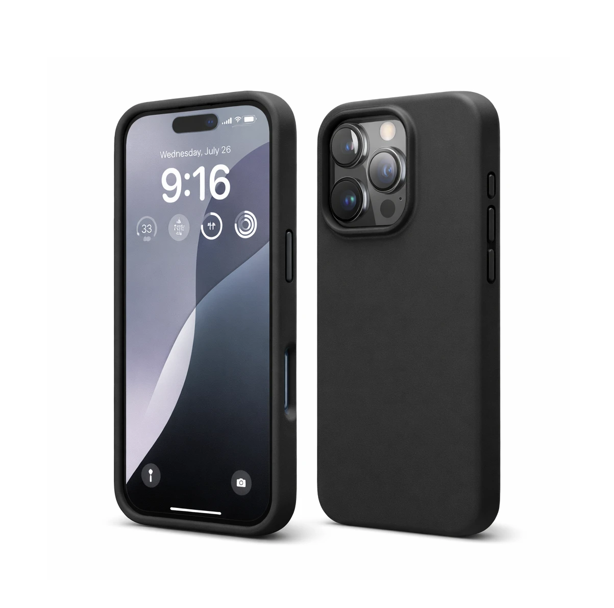 XUNDD Reno Magsafe Silicone Case for iPhone 16 Pro - Black