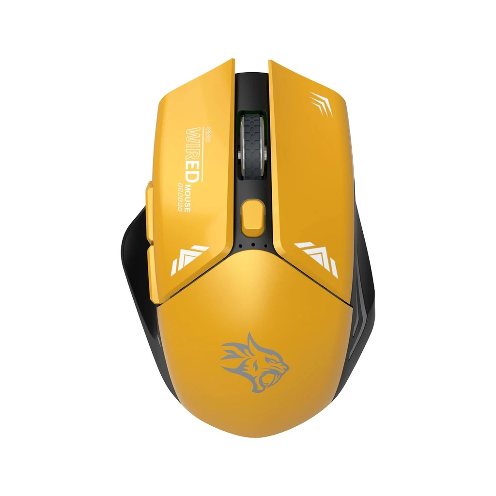 Porodo PDX323 Wireless Gaming Mouse 1600 DPI - Yellow