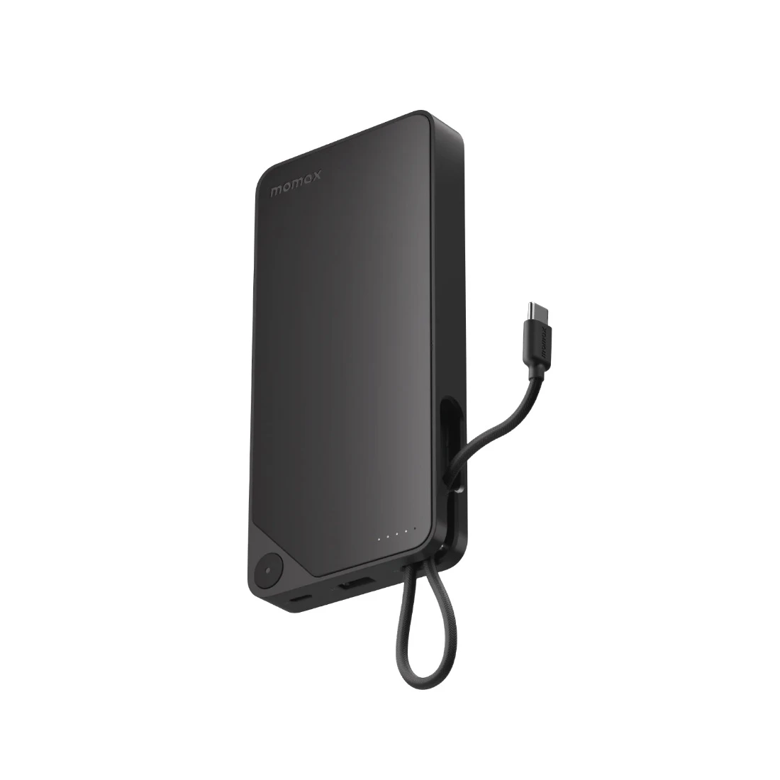 Momax 1-Power X Battery Pack (20000mAh) with Built-in USB-C Cable -Black