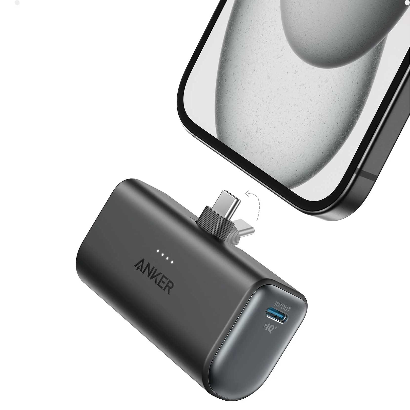 Anker Nano Power Bank 5000mAh Built In Type-C Connector