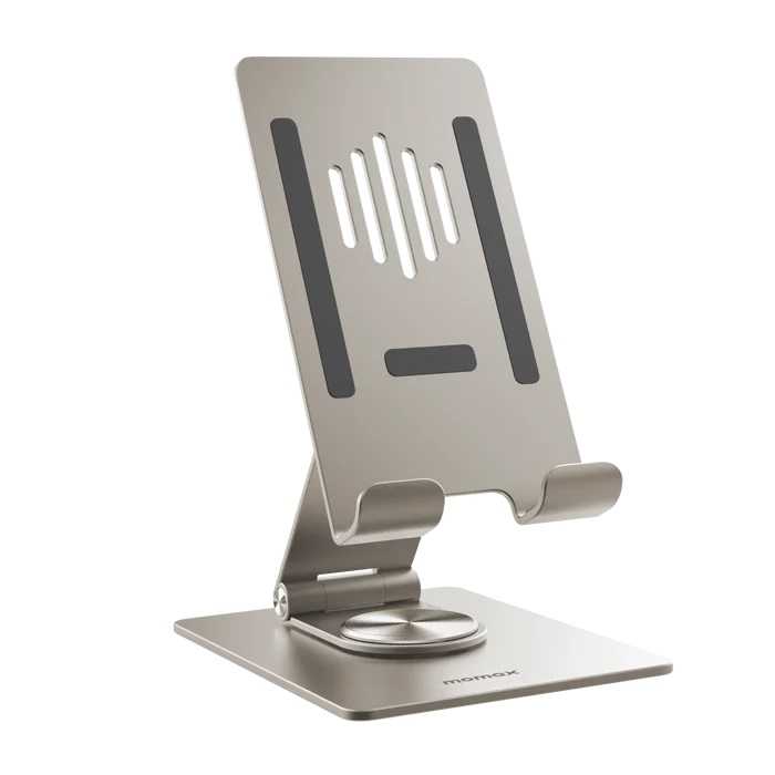 Momax Fold Stand Rotatable Phone & Tab Stand (KH5) Natural Titanium