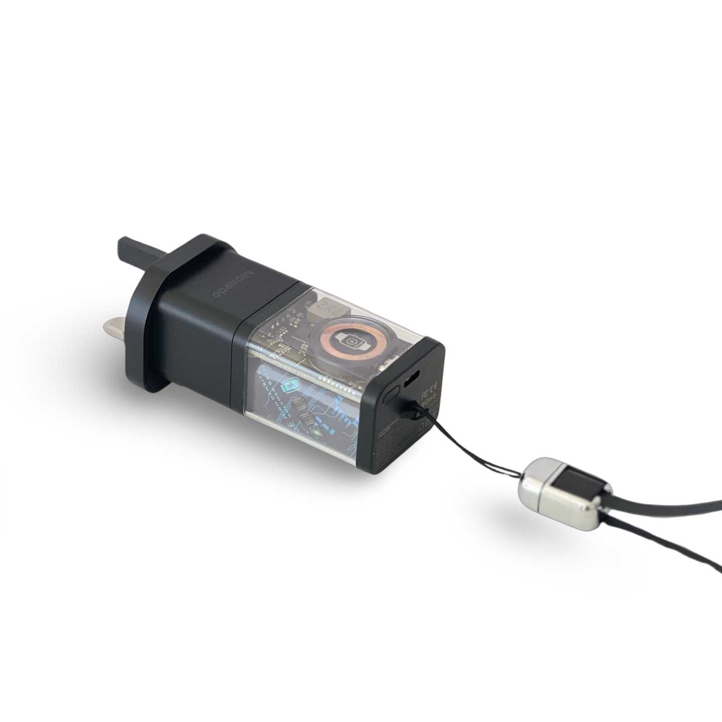 Moxedo 4 in 1 20W PD Gan Charger + Power Bank 5200mAh + Magnetic Apple Watch Charger