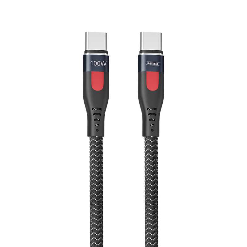 REMAX Lesu Pro 100W Type C to Type C Fast Charging Data Cable – 1M