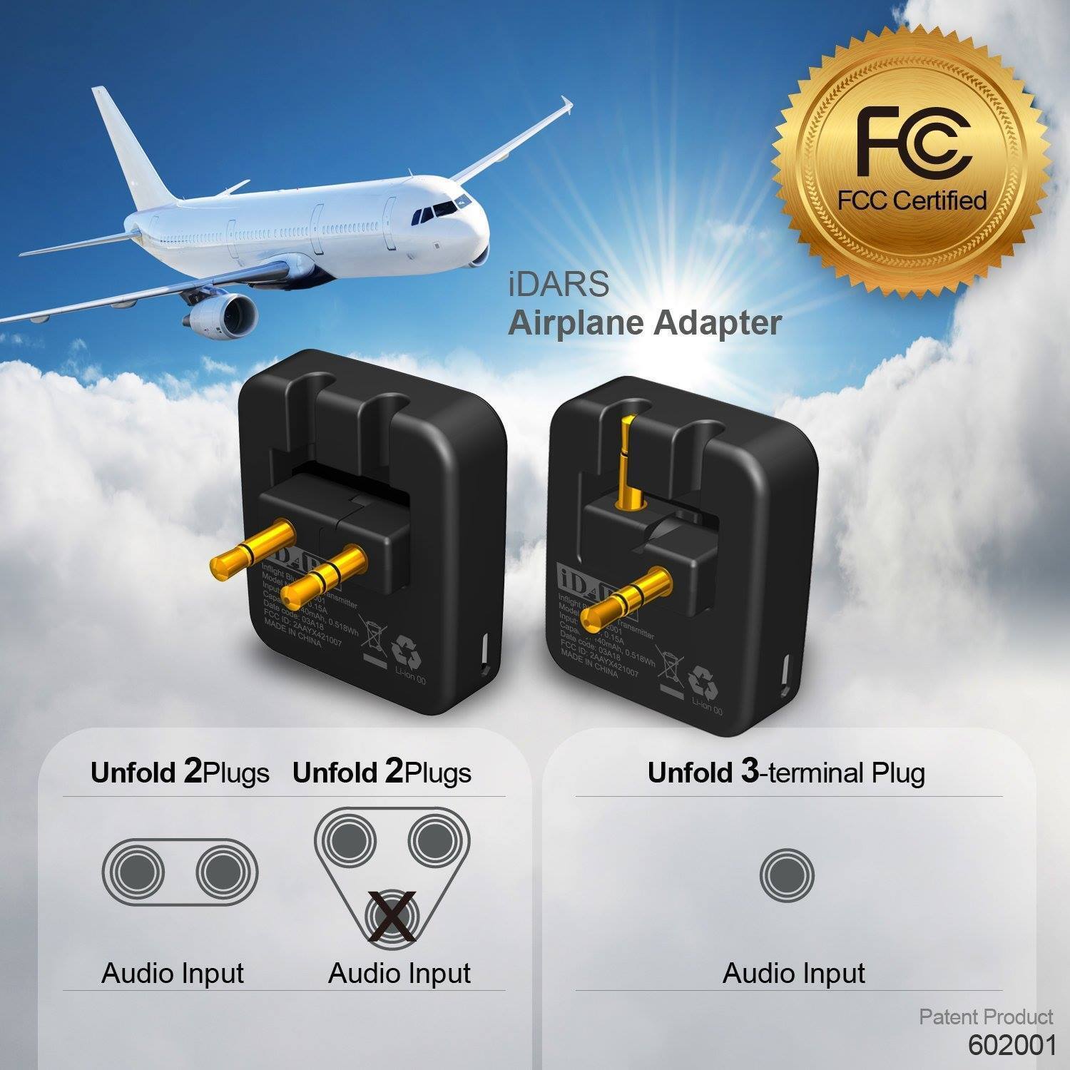 Smartix Aux Aeroplane Bluetooth Adapter