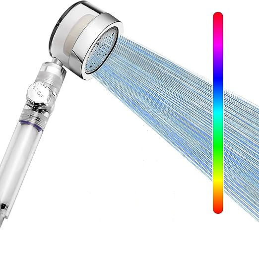 شاور مع إضائة LED متعدد الألوان