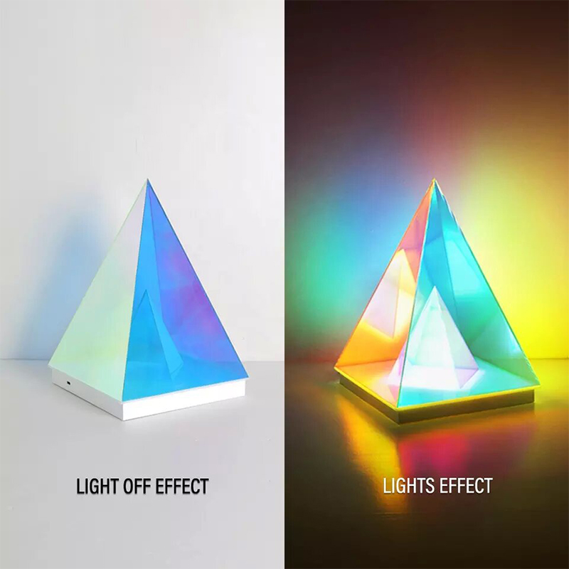 3D LED Decorative Triangle Light 15CM