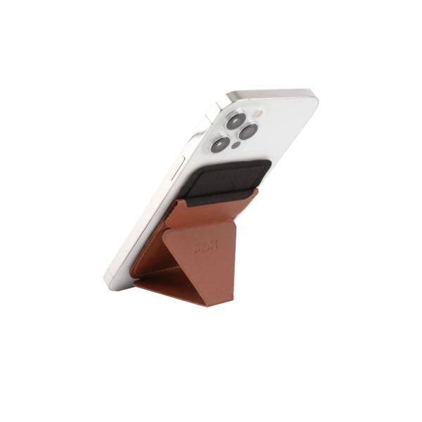 MOFT Snap-On MagSafe Phone Stand–Brown