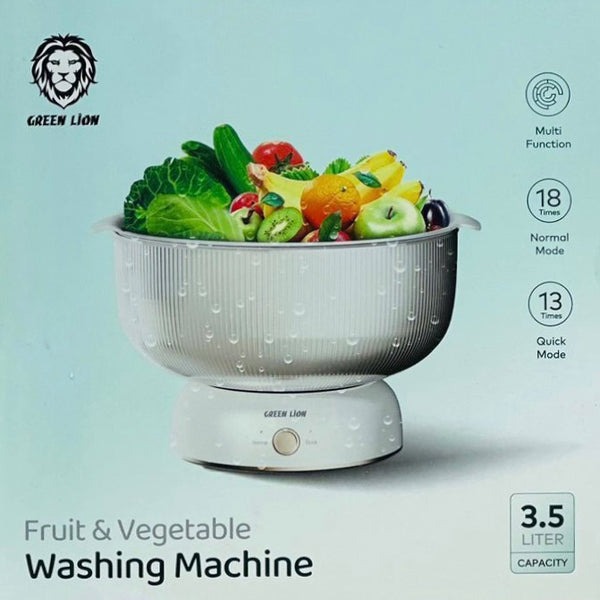 جهاز لغسل وتعقيم الخضار والفواكه بسعة 3.5 لتر من Green